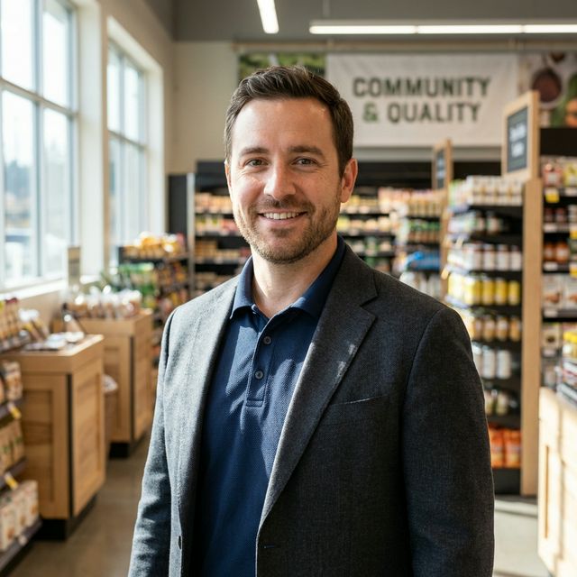 Zufriedener Filial-Operations Manager